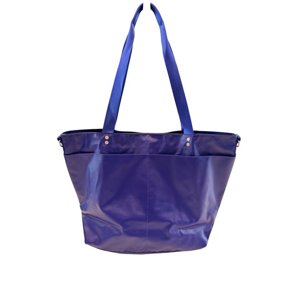 Baggallini Laminated Carryall Tote - Waterproof Beach Bag for Women Tote Bags - Picture 3 of 13